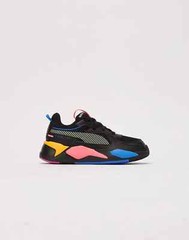 PUMA RsX Sunset 1 Ps Lace Up KIDS Boys White Sneakers Casual ~ Size 13.5c-1.5c
