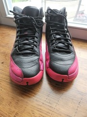Size 9Y- Jordan 12 Retro Deadly Pink