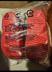 New Crocs Flame Elmo Sesame Street Lined Clog Shoes Sandals for winter Us J3