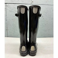 Hunter Original Gloss Tall Rain Boots Kids Black US 5B/6G Waterproof Classic