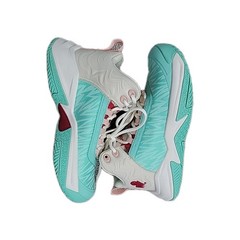 Moolah SNEAKERS Press Break V2, Size 4Y, TEAL, WHITE, PINK BRAND NEW, BOX NO LID