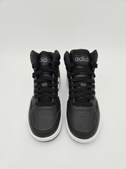 Adidas Hoops 3.0 Mid Core Black-Cloud White Kids‘ Shoes GW0402 #B23