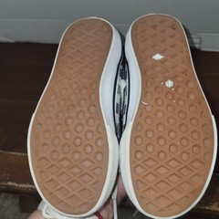Vans Old Skool Low Checker Board Black White Little Kids Shoes Size 11 Sneakers