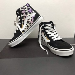 VANS Fillmore Hi Animal Gradient Missy Size 1 Youth Great Condition No Box