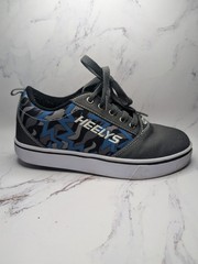 Heelys Propel 2.0 Skate Shoes, Roller Sneakers, Gray Blue, Youth Size 5