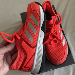 Adidas Adizero Ubersonic Youth Tennis Shoes Size 4 White Athletic Sneakers