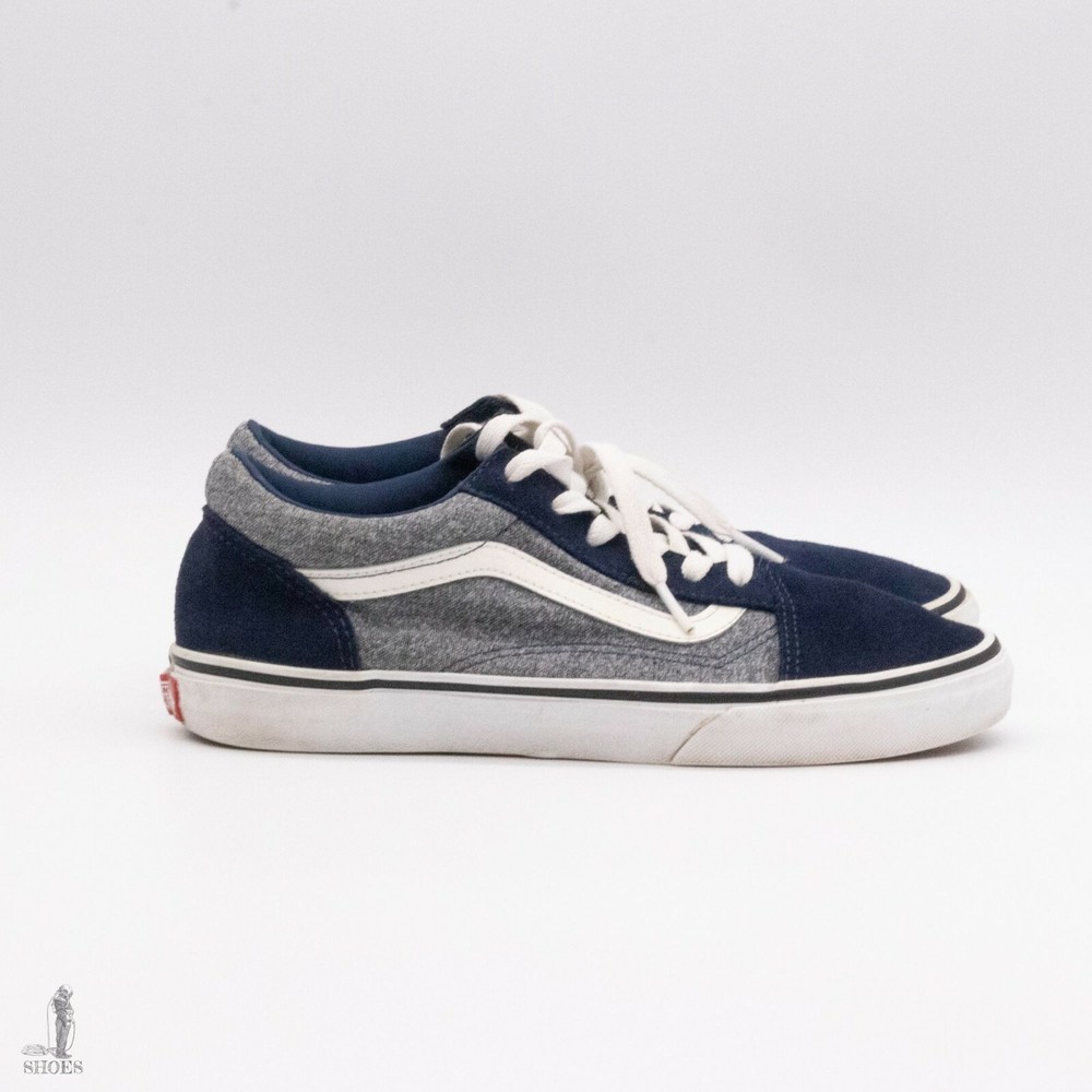 Vans Old Skool Blue and Grey Youth Size 7