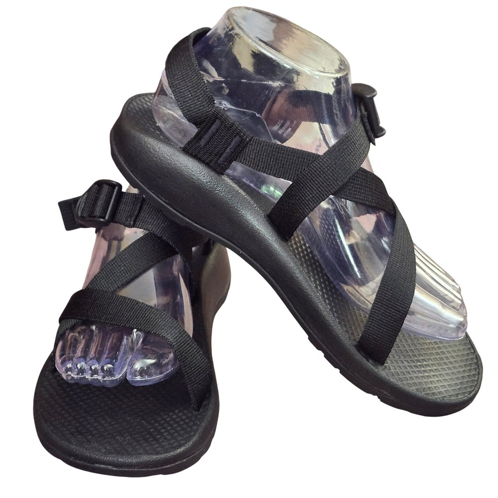 Chaco Kids Z/1 EcoTread Black Sport Sandals Youth Size 6 J180197 Hiking Shoes