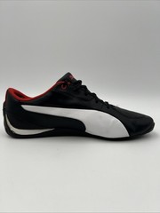 Puma 304609 01 Drift Cat 5 Black Leather Athletic Sneaker Shoes Youth US 6.5 EUC