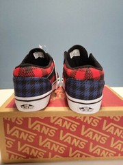 Vans Off The Wall Toddlers Size 9 Old Skool Buffalo Mix Sneakers 772204 NIB