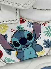 Vintage Lilo & Stitch White Hook & Loop High Top Sneakers Y2K Kids Size 7