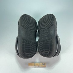 Crocs Classic Clogs Black Lightweight Comfort Casual Slip On Shoes Youth Size 2