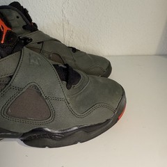 Air Jordan 8 Retro Sequoia Max Orange Black Grade School Size 4Y NO BOX!