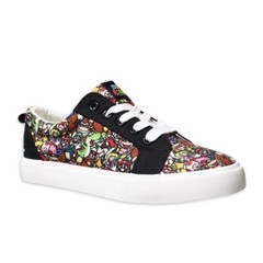Super Mario Bros Boys Size 5 Canvas Sneakers Shoes Kid’s