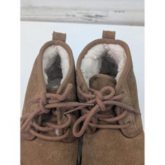 UGG Neumel Chukka Boots Youth Size 3 Chestnut Suede Shearling 1017320K