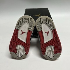 Nike Air Jordan 4 Retro OG Fire Red Toddler Size 6C Sneakers Shoes BQ7670-160
