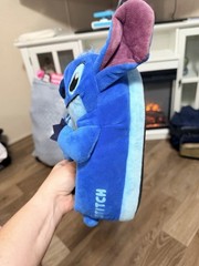 Disney Stitch Lilo & Stitch Plush Slip-On Slippers Kids Size 13/1 Blue