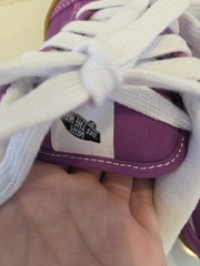 VANS Old Skool Purple/White Suede Low Top Sneakers Gum Rubber Sole Kids 6