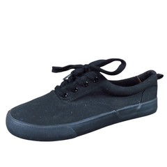 Art Class Blake Boys 5 Jet Black Textile Sneakers Casual Comfort Lace-Up