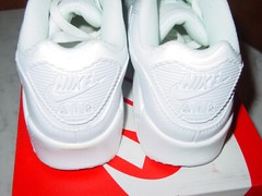 2020 Nike Air Max 90 LTR White/Metallic Silver Running Shoes! Size 7Y NIB!