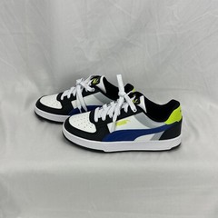Puma Rebound Youth Size 5 Blue Black Yellow White Lace Up NEW
