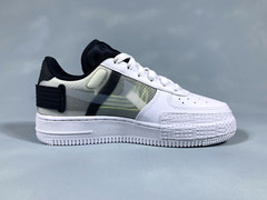 Nike Air Force 1 Low GS Sneakers White Black BQ4793-101 Size 3.5Y / Women Size 5