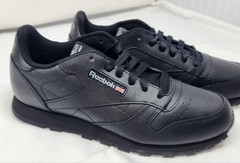 Reebok Classic Black Leather Junior Sneakers 50148 (Size 6) – New in Box