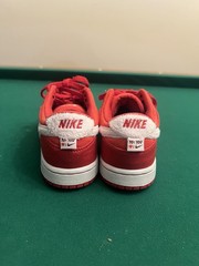 Nike Dunk Low Valentines Day PS Size 2.5Y Red White Sneakers Shoes FZ3549-612