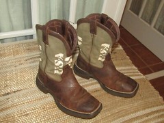 Durango Youth size 3.5 M Lil‘ Rebel Army Green Western Boots DBT0232Y