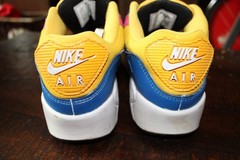 Nike Air 90 GS max multicolor Yellow Blue & Pink 5y