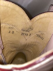 Justin Youth Roper Cowboy Boots Size 2D Light Pink 107*O