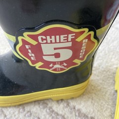 Chief Fire Rescue Unisex Rubber Boots 11