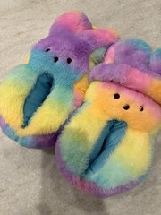 Peeps Slippers and Headband Set, Rainbow Size 13/1