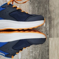 Saucony Cohesion KDZ Kids Shoes Sz 11.5 M Navy Peel Blue Comfort Lace Up Sneaker