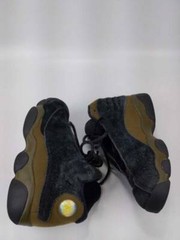 Nike Jordan 13 Retro BP Unisex Kids Shoes Black Olive Round Toe 414575-006 1Y