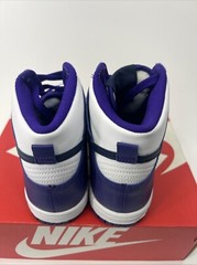 Nike Dunk High Midnight Navy White GS DH9751-100 White/Purple Size 4.5Y