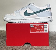 NEW Size 6Y/7.5W- Nike Dunk Low GS Mineral Teal FD1232-002