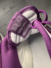 Nike Dunk Low Unisex Kids 7Y Purple/White Leather Low Top Lace-Up Sneakers