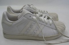 adidas 901029 WHITE LACE UP LEATHER MEN Size 4.5/5