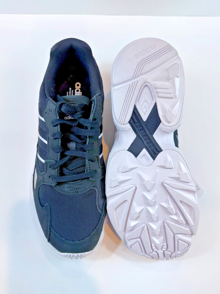 Adidas Falcons Black White Womens 8.5 Youth 7.5 Sneakers NIB IG8301