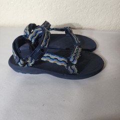 Teva Hurricane XLT2 Navy Blue Geometric Strappy Hiking Sandals 1019390Y Kids 6