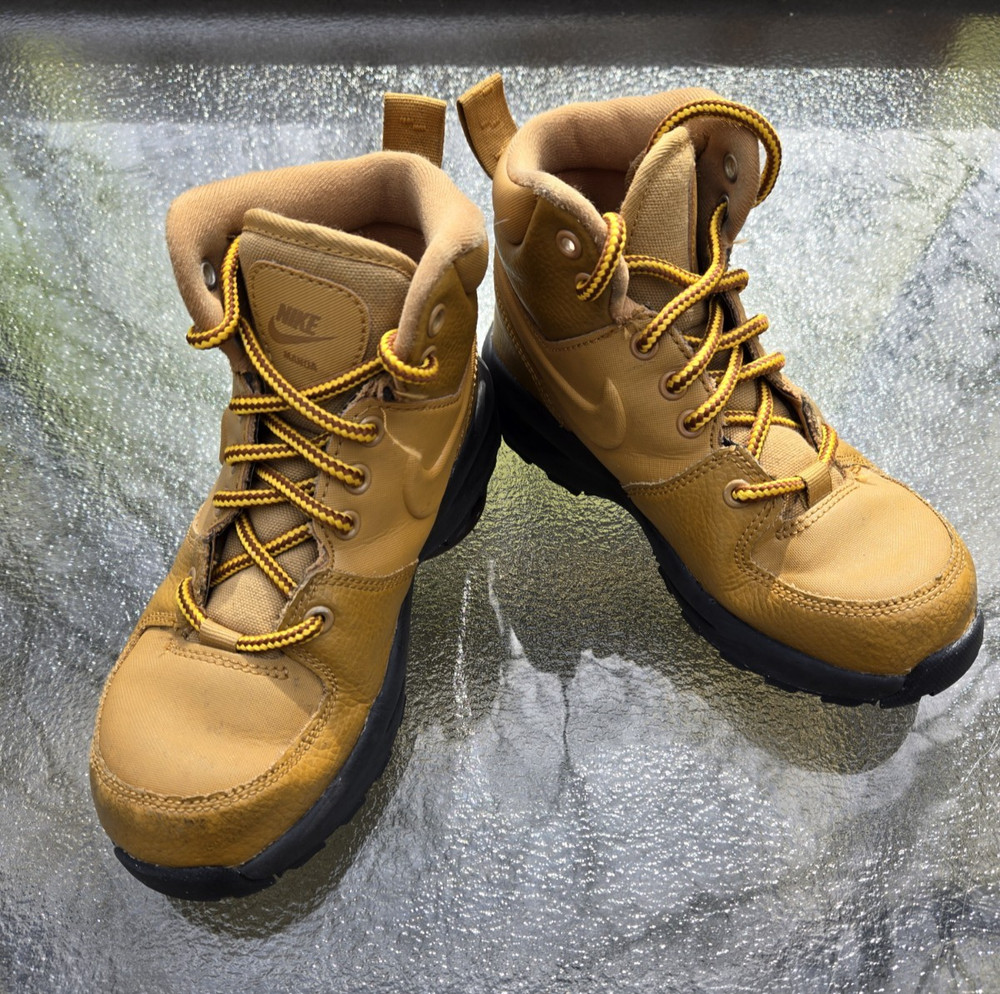 Pre-School KIDS NIKE MANOA LEATHER (PS) Boot WHEAT (BQ5373 700) 1Y