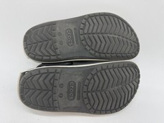 DAMAGED Crocs Crocband Clogs Unisex Black Slip-On Lightweight – 5 Men/7 Women
