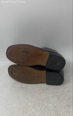 Zara Unisex Kids Brown Leather Square Toe Ankle Zip Chelsea Boots Size EUR 31