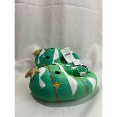 Squishmallows Christmas Tree Plush Slippers Green Kids Size 11/12 Holiday New