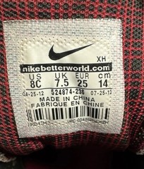 Nike ACG Boots 8 C – Woodside 2 High TD Black Tea Shoes Kids Toddler 524874-236