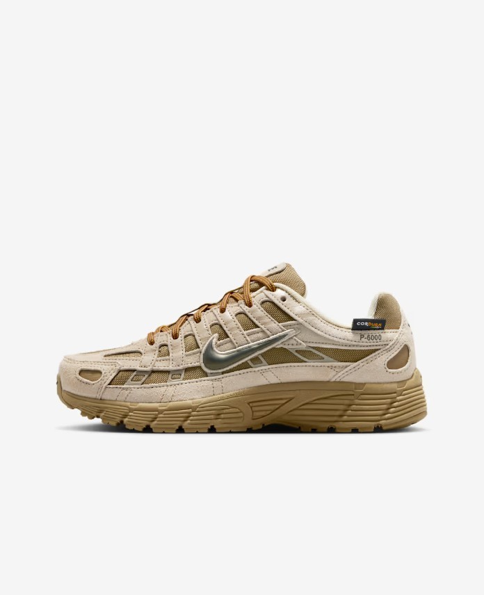 Nike P-6000 Premium Velbert Desert Khaki Light Khaki IO4668-201 GS Big Kids