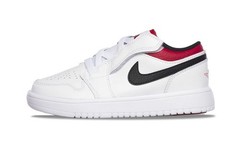 Jordan 1 Low ALT White Gym Red Black PS BQ6066-118