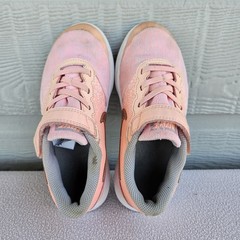 Nike Flex Contact TDV Hook & Loop Sneaker SZ 1Y Pink Rose Gold 917938-600