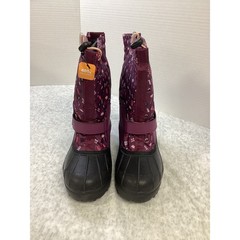 Columbia Youth Powderbug Forty Print Snow Boot Purple Pink 400g Insulated Size 7